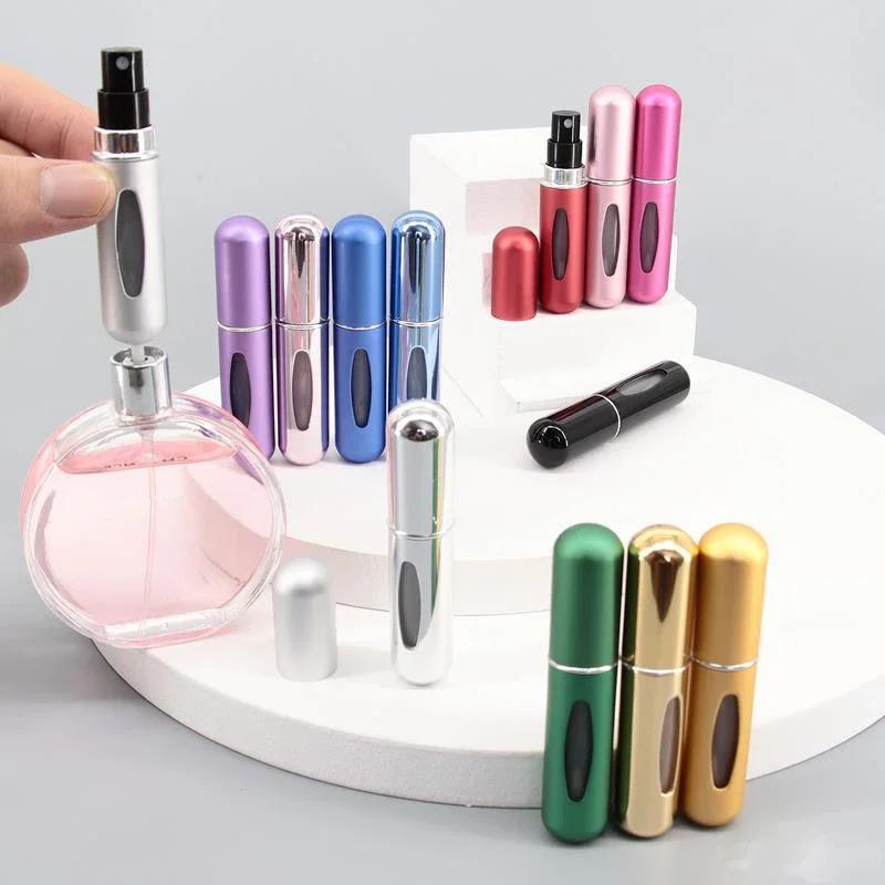 5ml Portable Mini Refillable Perfume Bottle with Spray Jar Scent Pump Empty Cosmetic Containers Atomizer for Travel Tool New