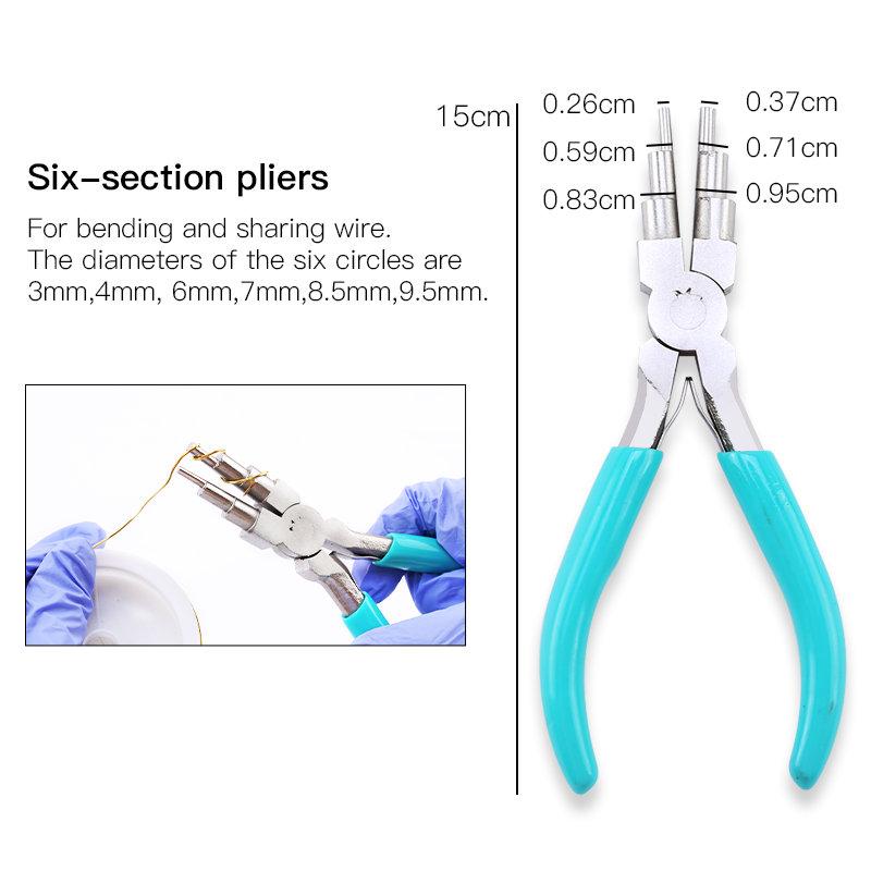1Piece Jewelry Pliers Tools & Equipment Jewelry Making Handmade Tool Craft DIY Accessories Carbon Steel Nose Pliers Fixing