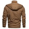 Men's Winter Jacket Casual Thick Thermal Coat Army Pilot Jackets Force Cargo Outwear Fleece Jacket