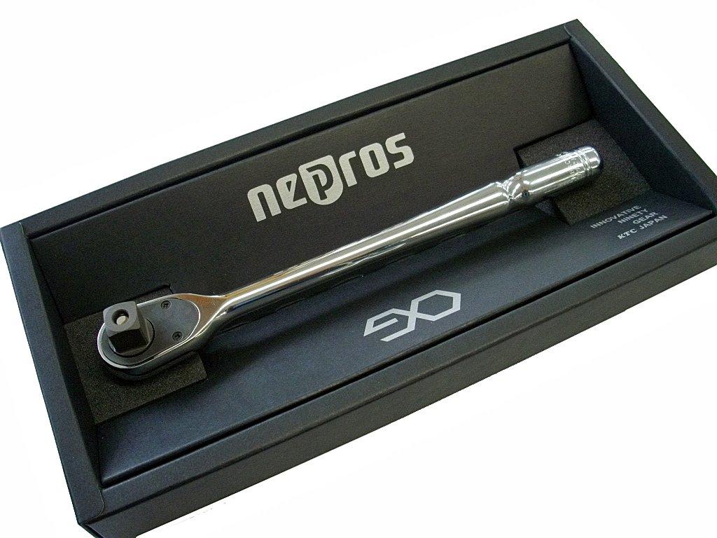Kyoto Machine Tool Nepros Compact Long Ratchet Overall 175 NBRC390L Co., Ltd. (KTC) 9.5 Sq. Handle, Length Mm,