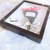Gypsophila Dried Flower Handmade Wooden Photo Frame