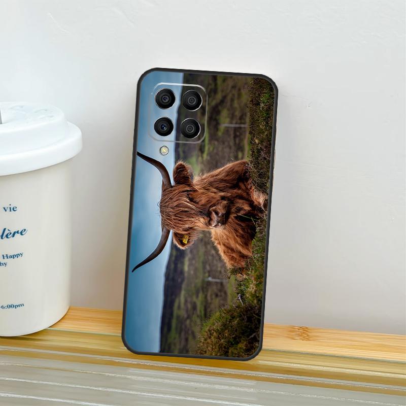 Highland Cow Animal Case For Samsung Galaxy M52 M32 M12 M16 M14 M54 M13 M33 M53 M56 M36 M31 M11 M35 M55 M15 M06