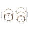 Bridal Hairband Chinese Rockhopper Tiara Jewelry Rack Crown Hair Accessories Placed Props 2 Layer 3 Layer Display Rack