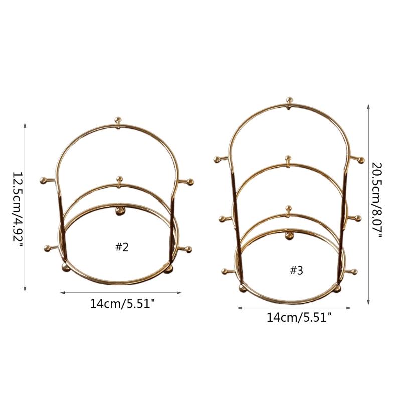 Bridal Hairband Chinese Rockhopper Tiara Jewelry Rack Crown Hair Accessories Placed Props 2 Layer 3 Layer Display Rack