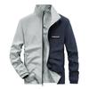 New Spring and Autumn Men's Casual Outdoor Work Jacket Double-sided Stand Collar Fashionable Men's Jacket Top