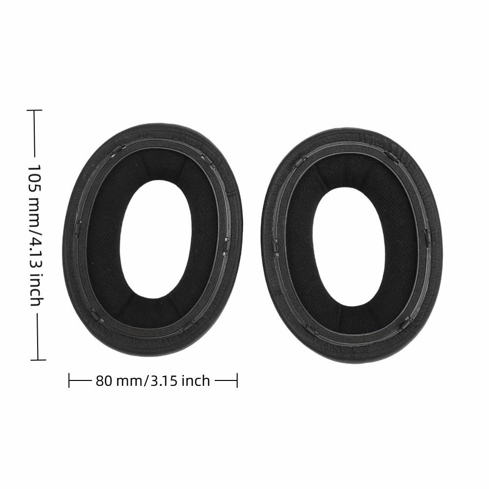 2PCS Black Noise Isolation Ear Cushions for Bowers Wilkins Px7 Wireless Bluetooth Headphones