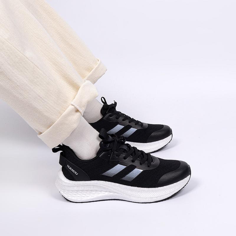 Global soft-soled shock-absorbing sports shoes men's ZHQ6376 spring mesh breathable comfortable and lightweight casual carbon board running shoes