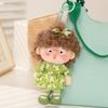 Plush Keychain With Rainbow Curly Hair For Kids And Teens Gift
