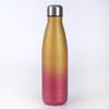 Stainless Steel Vacuum Insulated Travel Mug 500ml Gradient Design Portable Car Cup Office Outdoor Use