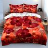 Tropical Floral Three-Piece Set  Kid'S And Adults' Bedroom Decor, Exquisite Three-Piece Bedding Set Gift