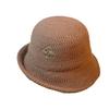 Autumn and Winter Versatile Leather Label Fisherman Hat Stylish and Fashionable Bucket Hat Foldable Warm and Windproof In Winter