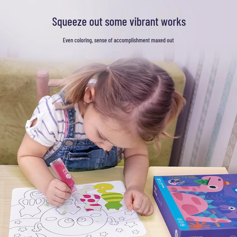 Milo Creative Sand Painting Set for Kids Ages 3-6: DIY Colored Sand Art for Early Childhood