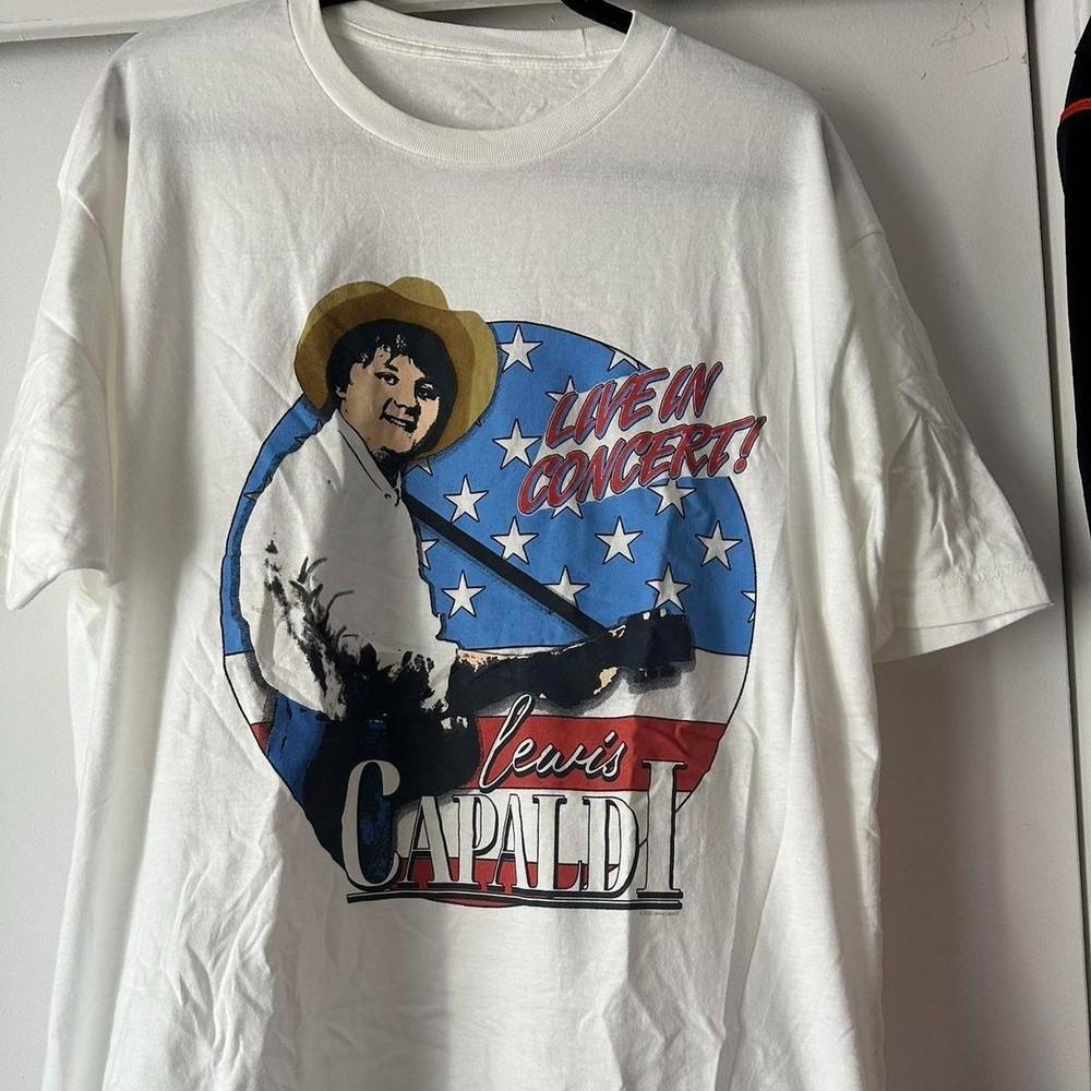 

Lewis Capaldi Tour Shirt Concert 2025 Full Size S to 5XL PA172 Unisex T-Shirt XXL