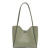 Versatile Green Pu Bucket Bag For Women 2022 Fashionable Everyday Tote