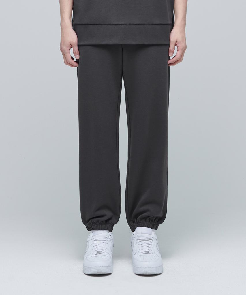MUSINSA STANDARD Flat Terry Sweatpants [Gunmetal]