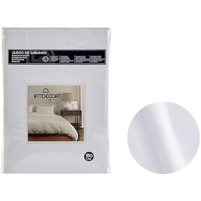 Parure de lit - Gift Decor - Blanche - 3 pièces