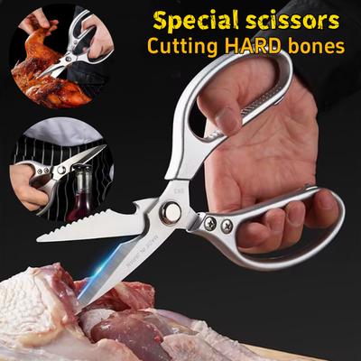 Küchenschere aus Edelstahl, Mehrzweck-Küchenschere SK5 für schwierige Schneideaufgaben – ideal für Knochen, Geflügel, Fisch und mehr