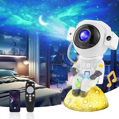Proyector de Estrellas Musicales Más Grande Proyector de Galaxia Luz Nocturna - Proyector Espacial de Astronauta