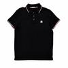 Tricolor Polo Shirt Black Men's Size M Model I10918A70300 84556