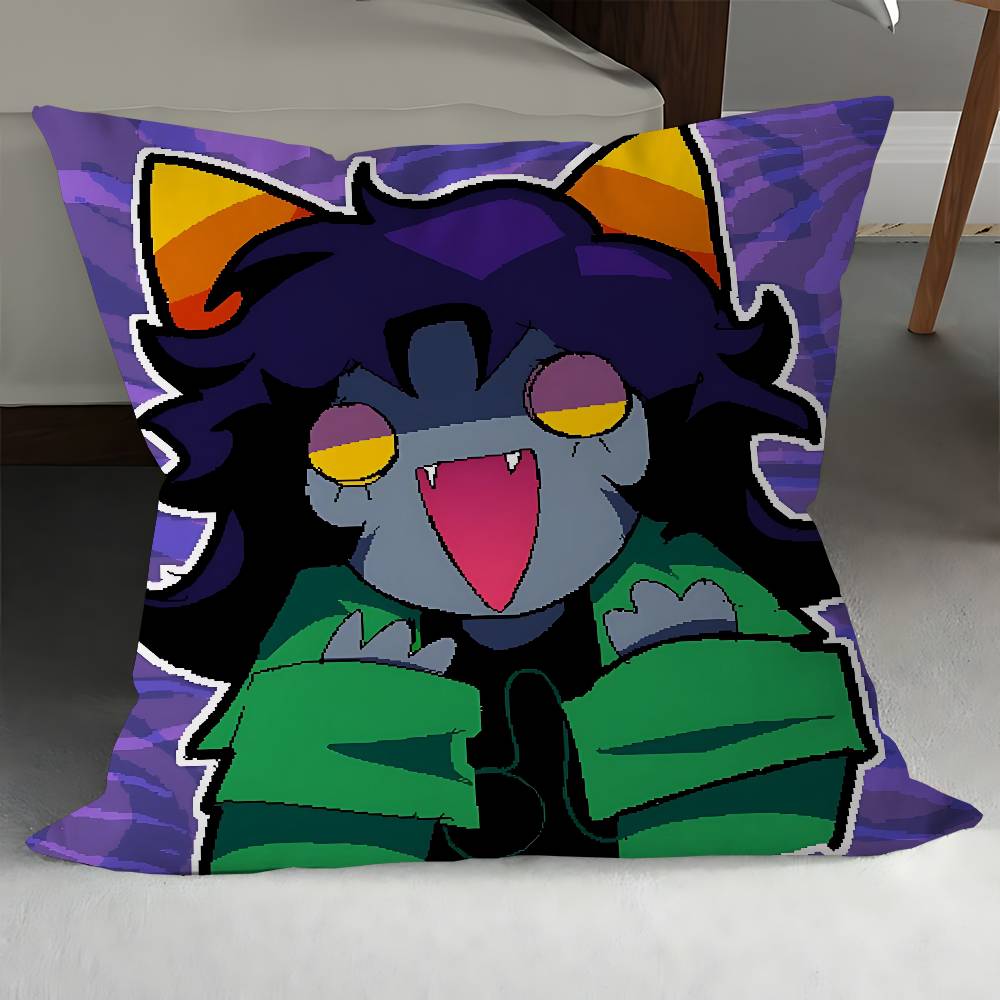 H-Homestuck Anime Games 45*45cm Cushion Cover Pillow Cover Decor Pillowcase Home Pillowcase For Couch Pillow