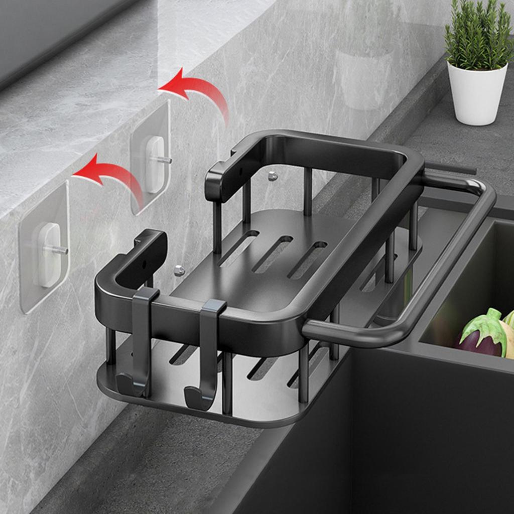 Modern Kitchen Sink Organizer Kit with Drain Rack