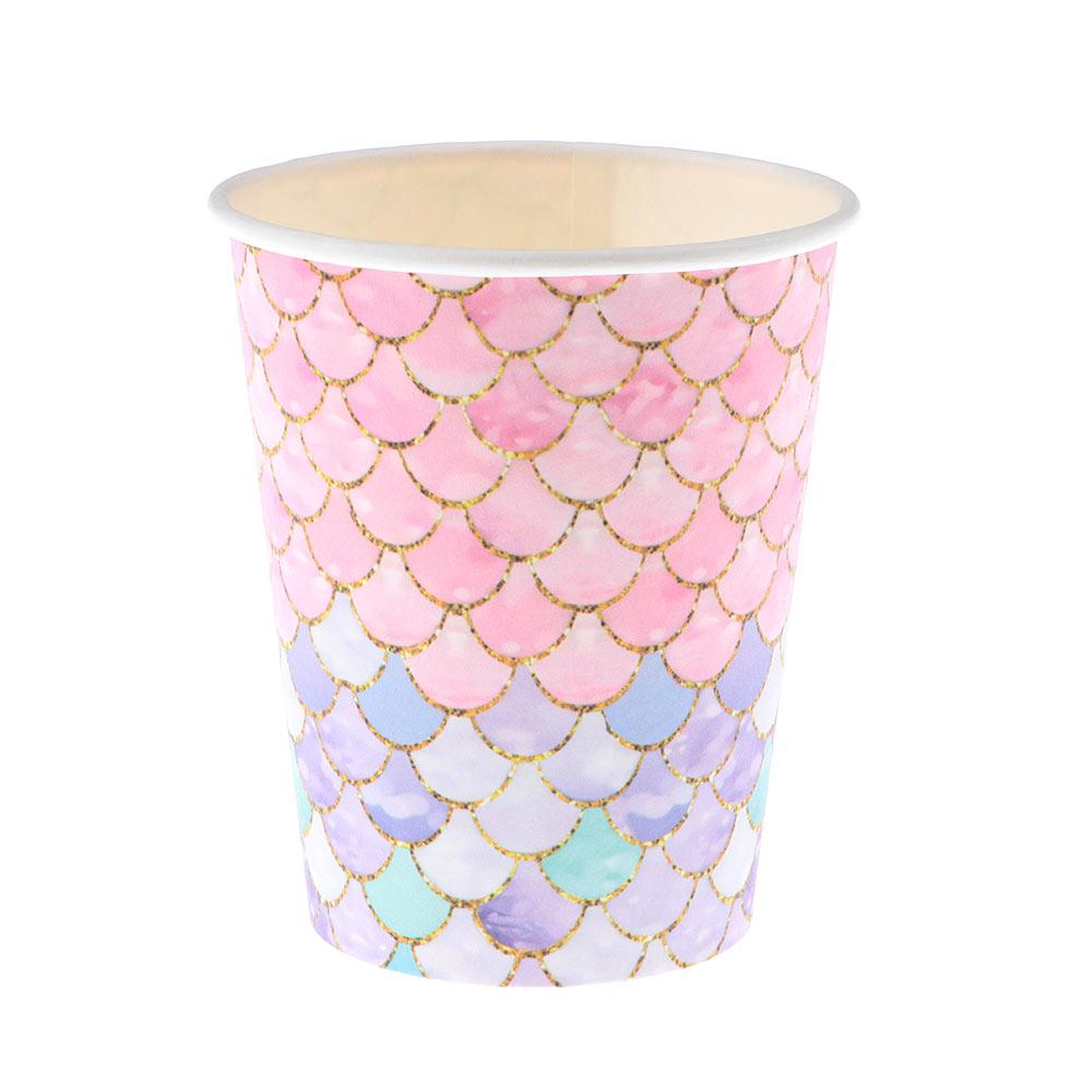 Decoration Supplies Napkin Paper Cup Paper Plate Little Mermaid Party Disposable Tableware Set