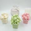 3D Tulip Flower Pot Shape Silicone Mold DIY Rose Bouquet Candle Soap Plaster Crafts Resin Mold Manual Art Making Tools
