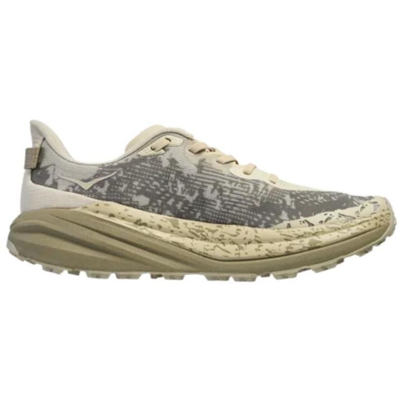 HOKA ONE ONE Speedgoat 6 Support Running Shoes Men's Gray Sneakers 1147791-OSH