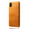 For Samsung Galaxy A06 5G/M06 5G Case Calf Texture PU Leather Hard PC Protective Phone Cover