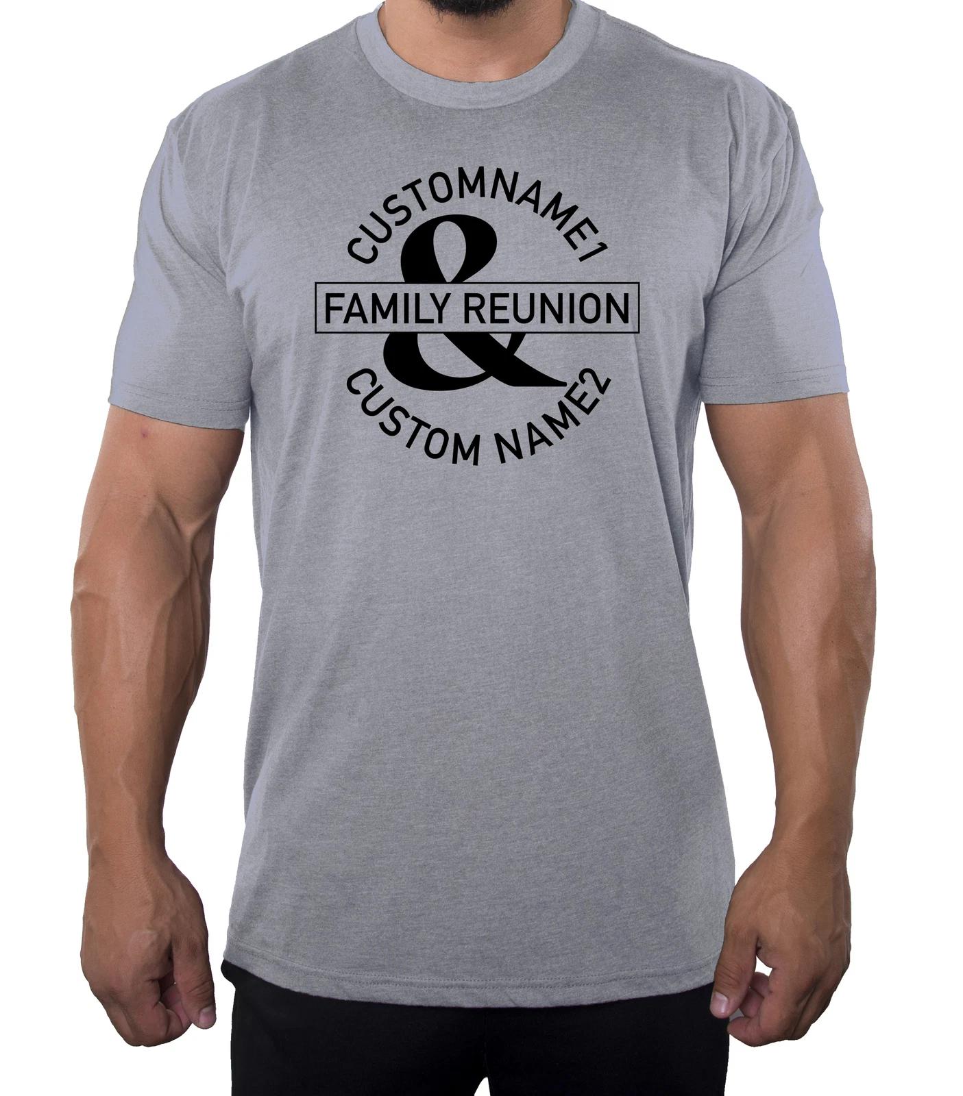 Combined Reunion Custom last name and date -Family Reunion Men s T-Shirts L