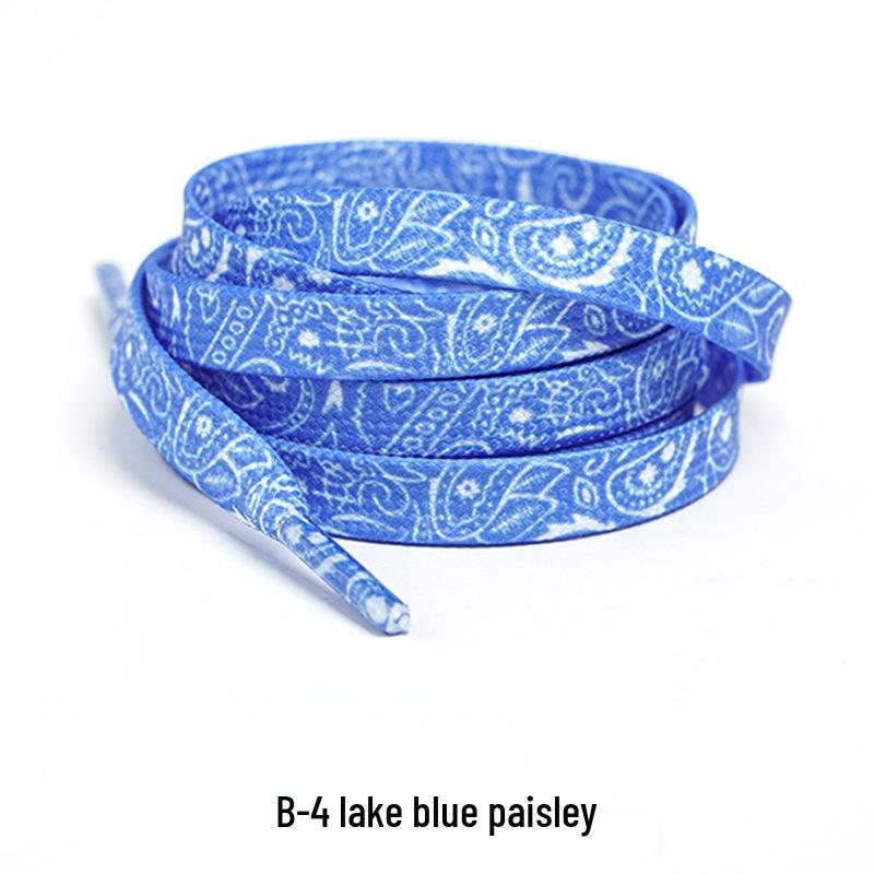 Cashew-Blumen Schnürsenkel für Air Force 1, Canvas-Schuhe und Dunk-Sneaker – Unisex