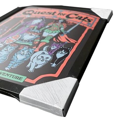 Steven Rhodes Quest For Cats Framed Poster