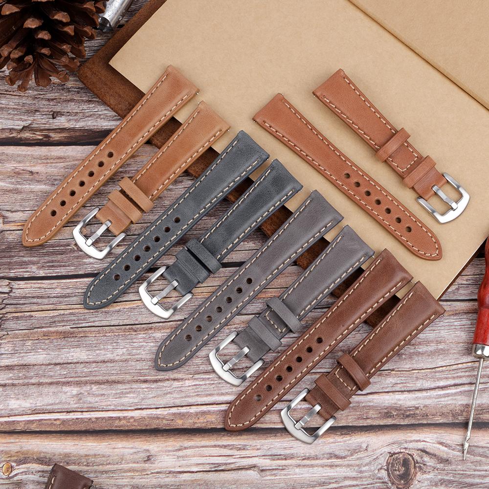 Ремешок для часов из натуральной кожи — фото 6