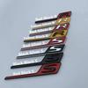 1Pc Car Styling New Long S R Letter Trunk Emblem Logo Badge Sticker For GTR GTS C63S E63S GLC63S GLE63S