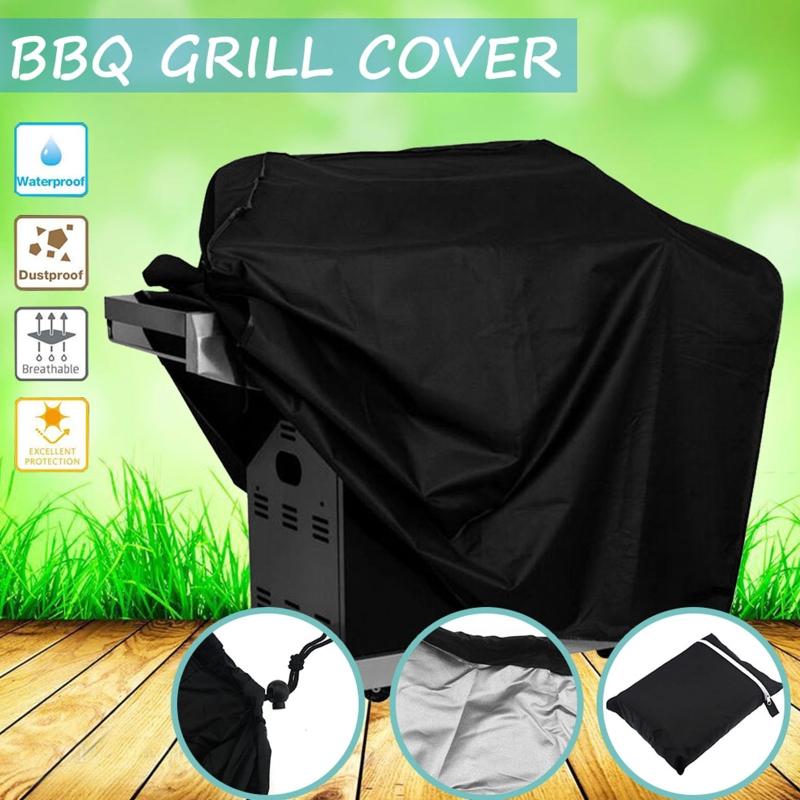 BBQ Grill Barbeque Cover Anti-Dust Waterproof Heavy Duty Charbroil BBQ Cover Outdoor Rain Protective Barbecue Cover