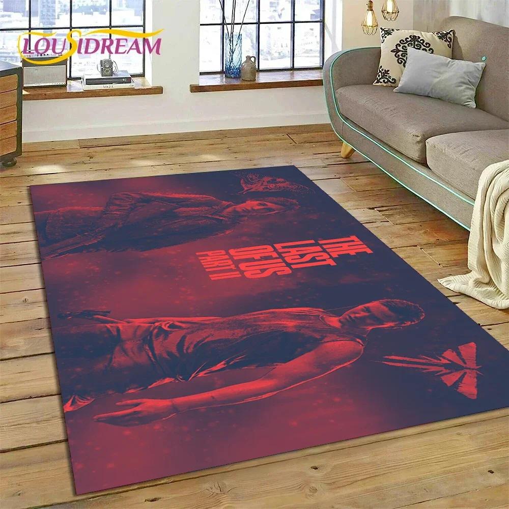 The Last of Us Horror Game TV Joel Pedro Carpet Rug for Bedroom Living Room Home Sofa Decoration,Child Large Decor Floor Mat