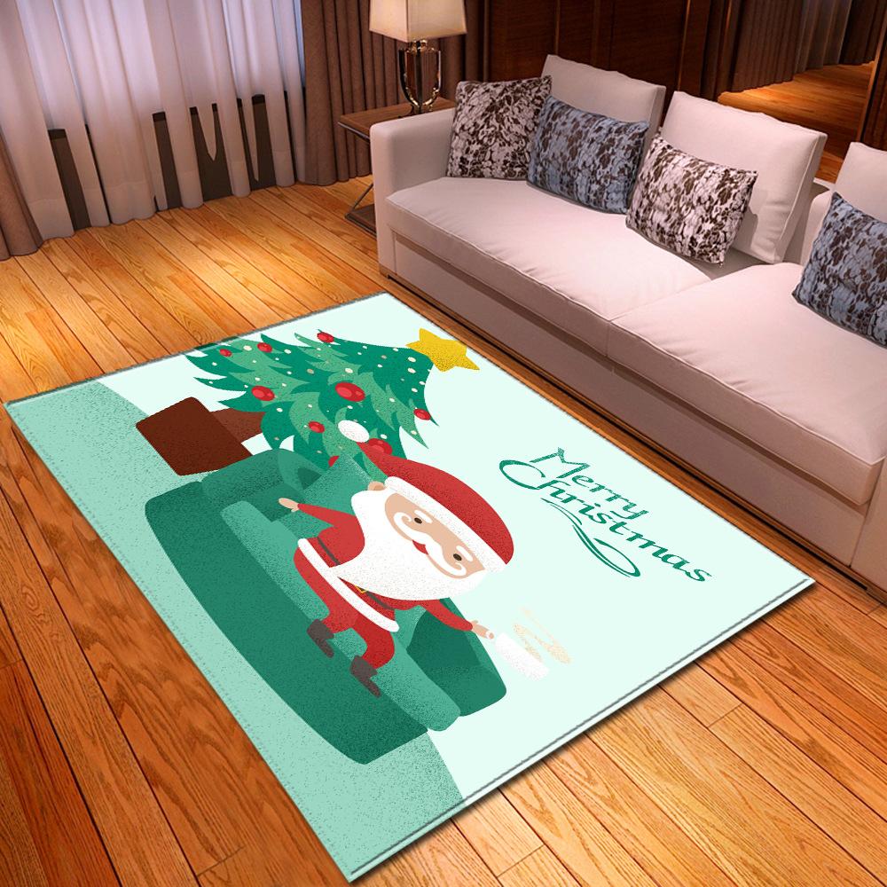 Christmas Living Room Floor Mat Bedroom Dining Room Carpet Carpet Doormat