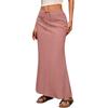 European and American Women's Solid Color Drawstring Waist Multi-color Half Skirt
