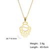 Cazador Angel Pendant Necklace for Women Christian Amulet Neck Chain Angel Baby Stainless Steel Jewelry Birthday Gifts New
