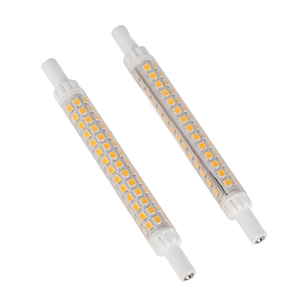 2Pcs R7S 98LED Bulb Double Ended 118mm Dimmable Flood Light Source Accessory Warm White100?130V
