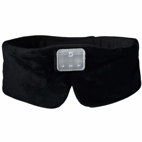 

D-MASTERY Повязка на глаза с наушниками для сна, Функция музыки, Блокировка света на 99%, Хлопок, Удобная маска для глаз (Маска для сна/медитации/музыки)