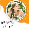 1 Pair Metal Women Earring Portable Glossy Electroplated Fashionable Ladies Wedding Party Eardrop Birthday Gift