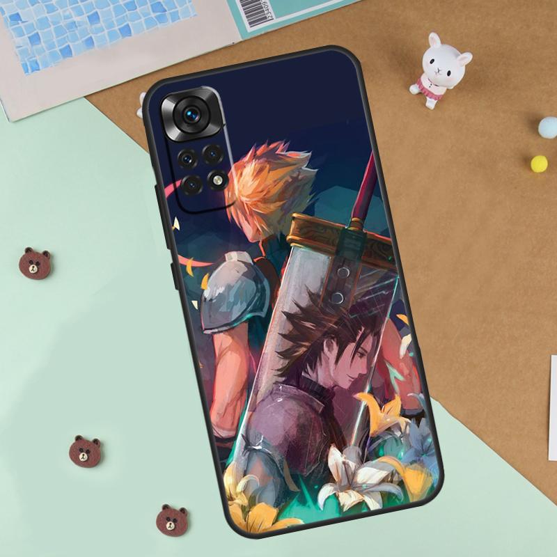 Final Fantasy Case For Xiaomi Redmi Note 13 14 9 10 11 12 Pro 10S 11S 12S Cover For Redmi 13C 10C 12C 14C