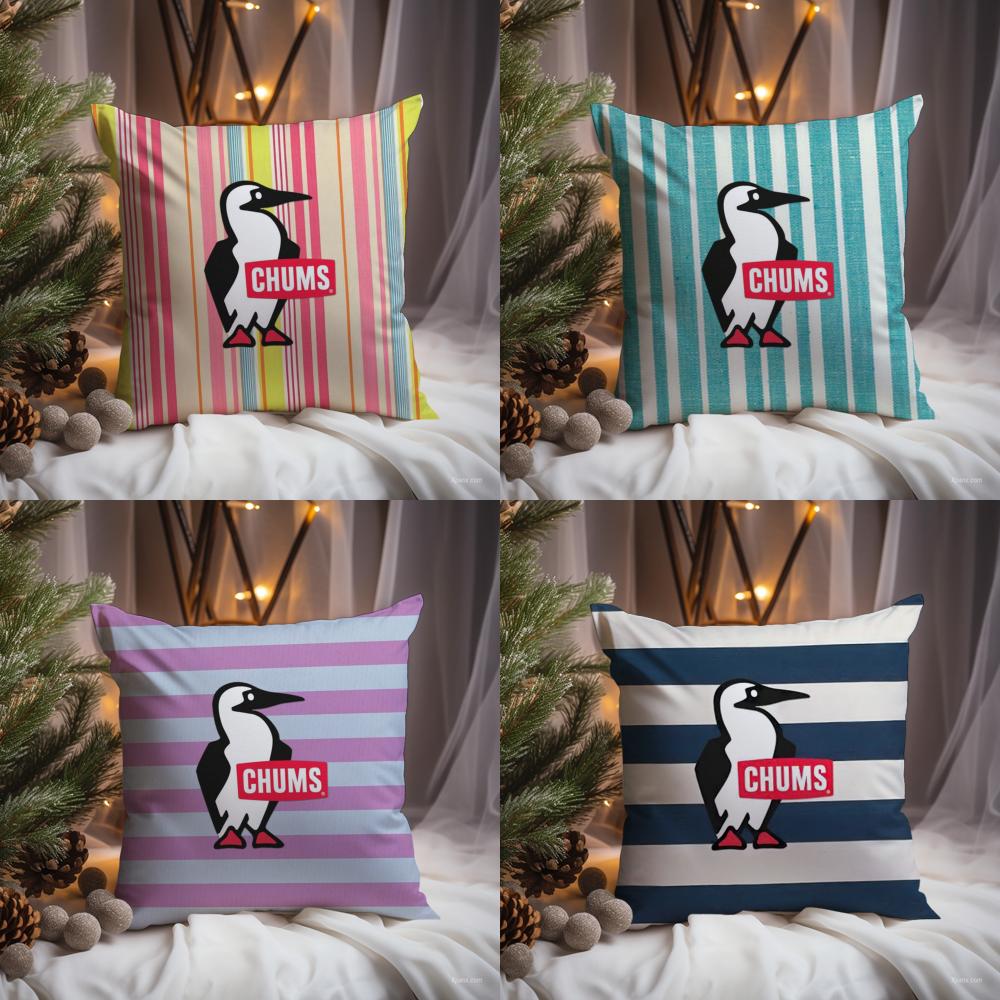 Fashion C-Chums Cushion Cover Premium Comfort Reversible Pillow Cove -Two In One Design for Any Room & Car Interior