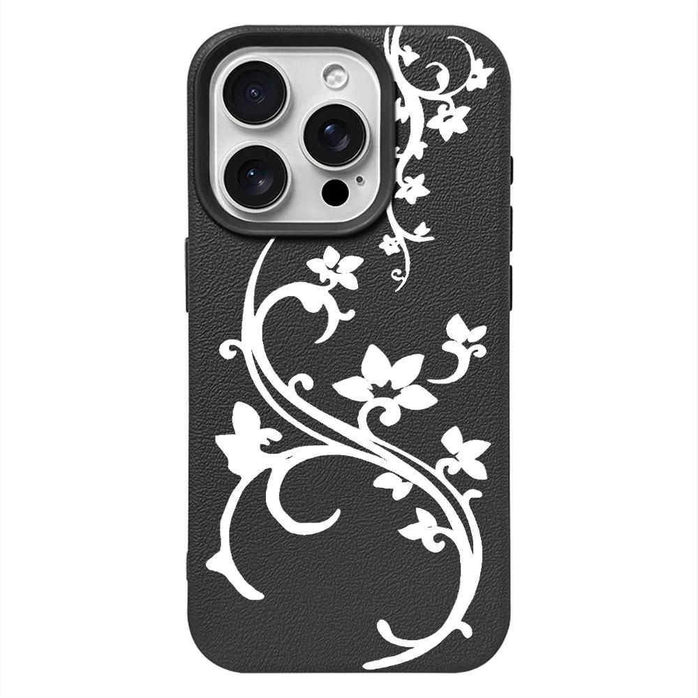 Painting Flower Patterns Phone Case For IPhone 17 16 15 Plus 14 13 12 11 Pro Max 17E Air 16e Shockproof Back Coque Cover