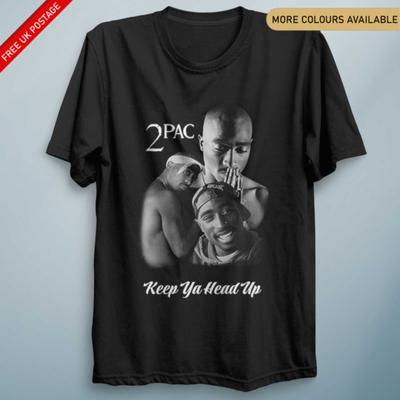 2Pac TShirt VINATGE Rap Shirt Unisexs Tupac Shirt Gangster Rap Shirt Unisex Tee