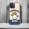 Cute Cartoon P-pochacco For iPhone 16 15 14 11 12 13 Mini Pro Max X XR XS Phone Case shockproof frosted