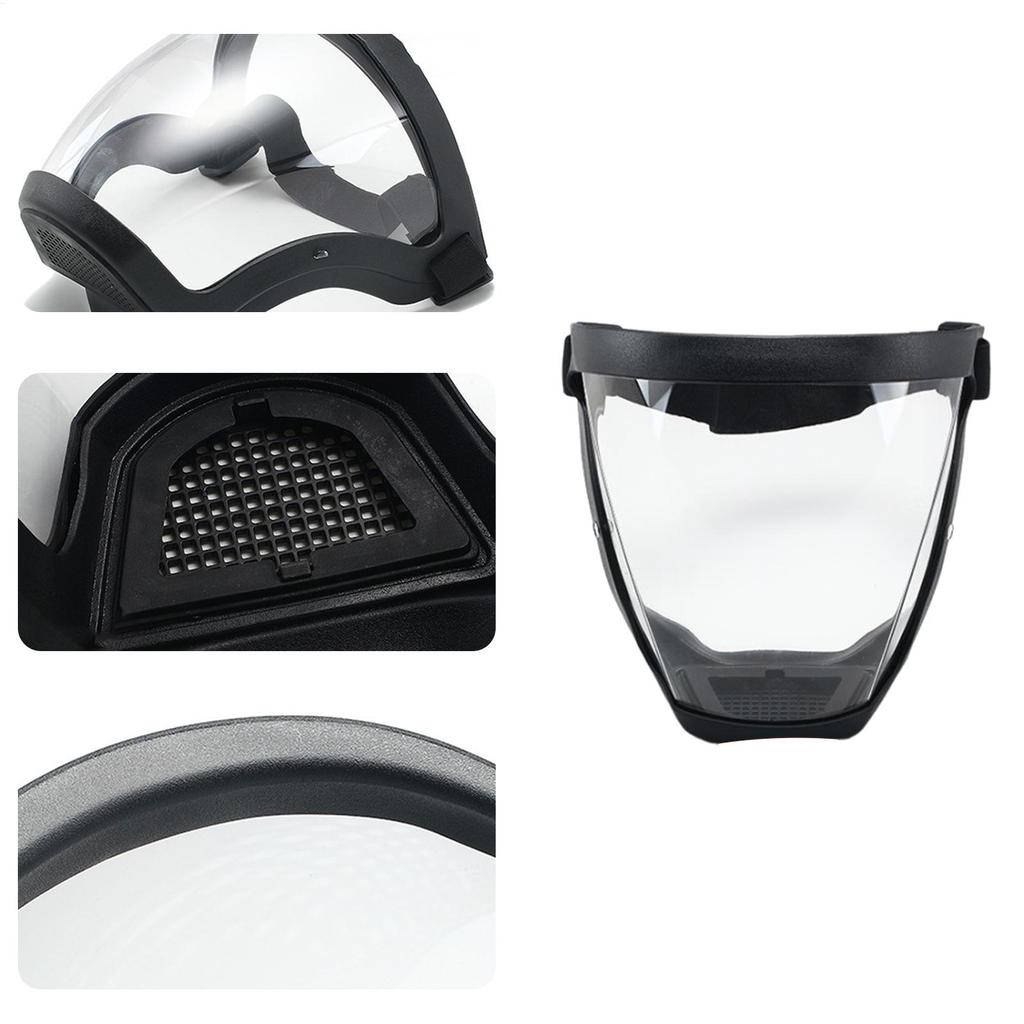 Volledig Gezichtsscherm Super Beschermend Helder Gezichtsscherm Masker Veiligheid Beschermingsmiddel Gezichtsbescherming voor Gras Maaien voor Volwassenen