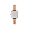Coach Women's CASS Square Watch In Pink and Wine Red with Leather Strap (14504229)