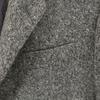 LANVIN 80s 90s Wool Old tailored jacket S46-24 gray Men's Used